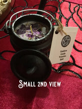 Load image into Gallery viewer, PROTECTION SPELL CAULDRON CANDLE
