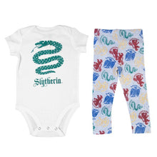Load image into Gallery viewer, Harry Potter Slytherin Baby Clothes Combo Onesie  Infant Apparel-24Months