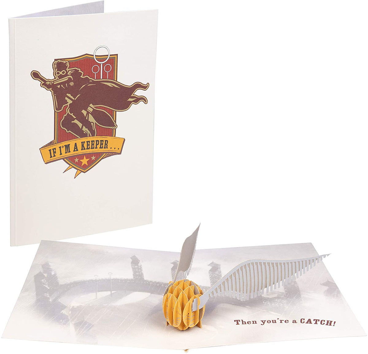 Harry Potter Pop-Up Greeting Card : GOLDEN SNITCH – New England Magick