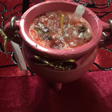 Load image into Gallery viewer, LOVE SPELL CAULDRON CANDLE