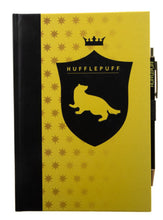 Load image into Gallery viewer, HUFFLEPUFF GRAPHIC PRINT JOURNAL AND PEN SET
