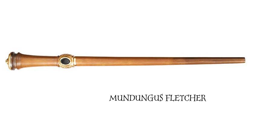 The Noble Collection - Baguette Magique Mundungus Fletcher - Réplique 33 Cm Avec Étiquette - Cadeau Harry Potter