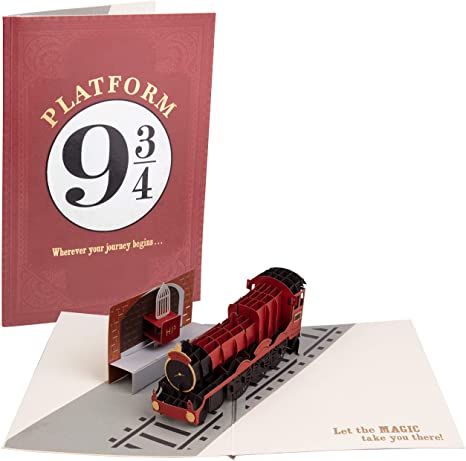 Harry Potter Pop-Up Greeting Card : HOGWARTS EXPRESS New England Magick Harry Potter Pop-Up Greeting Card : HOGWARTS EXPRESS New England Magick